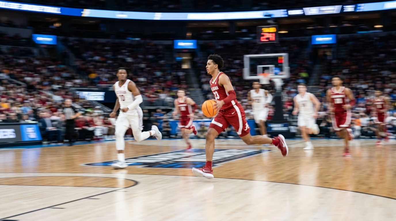 Reading the Bracket Tea Leaves: UConn, Purdue, and Alabama Through a Futures Lens