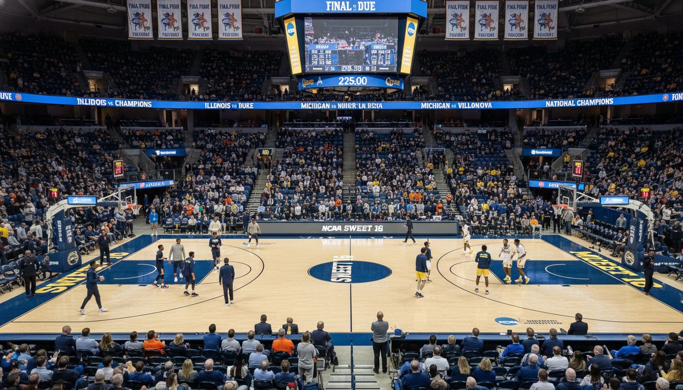 Numbers, Nerves and Narrative: Illinois, Michigan and the Human Side of the Sweet 16