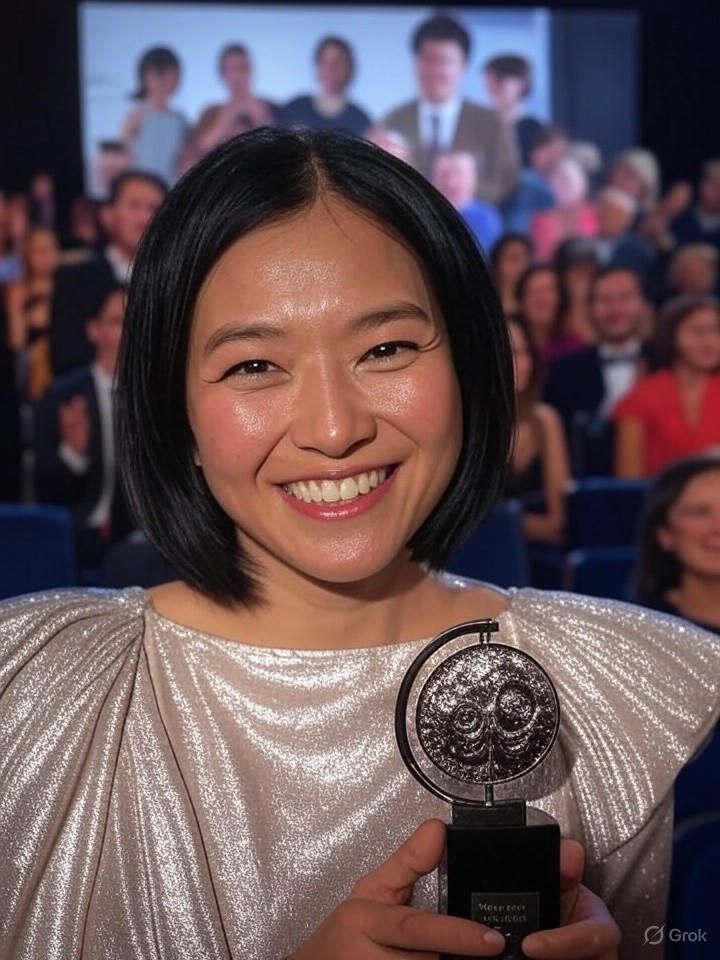 Nicole Scherzinger performing as Norma Desmond on stage in Sunset Blvd revival